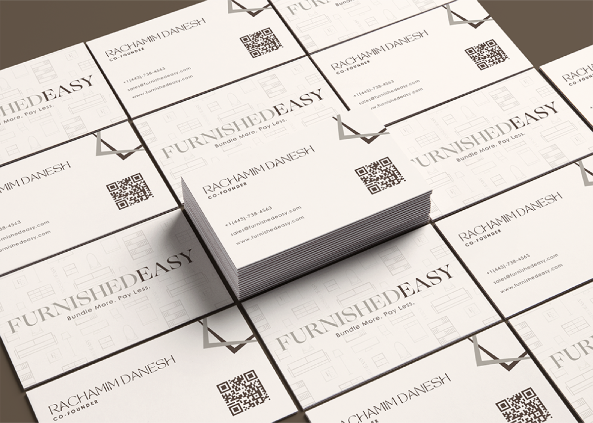 Furnished Easy business cards