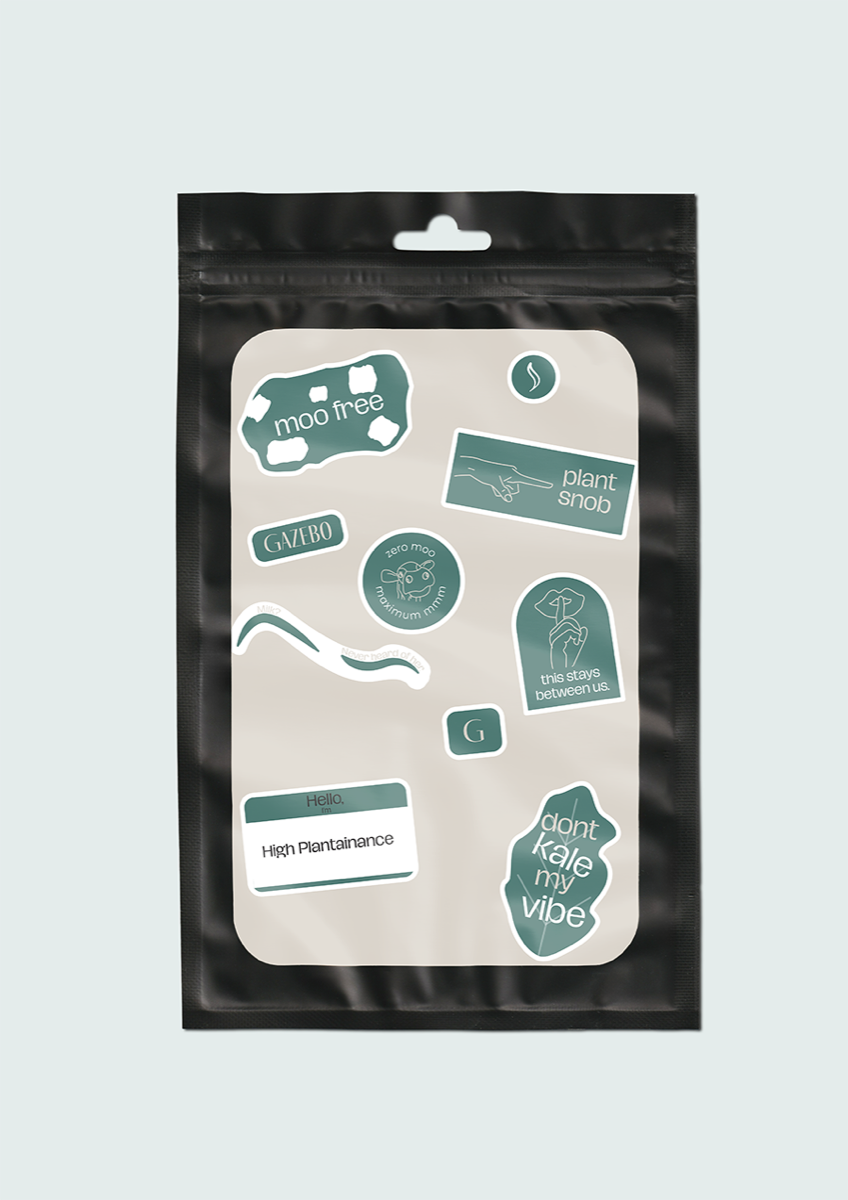 Gazebo sticker sheet