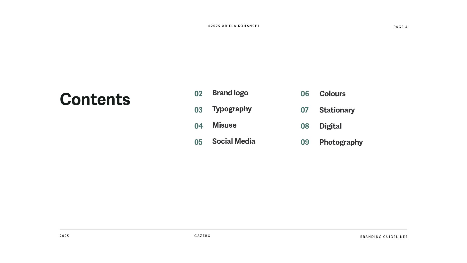Gazebo brand guidelines — page 4