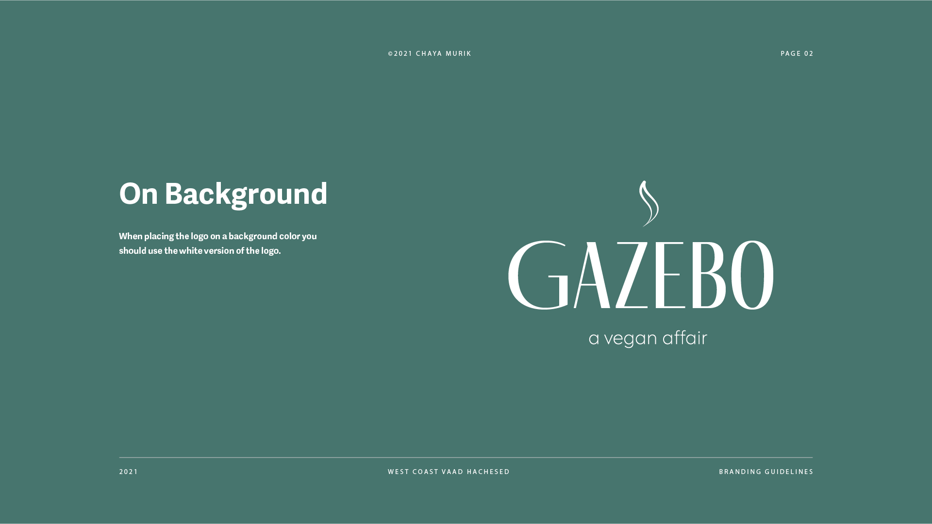 Gazebo brand guidelines — page 8