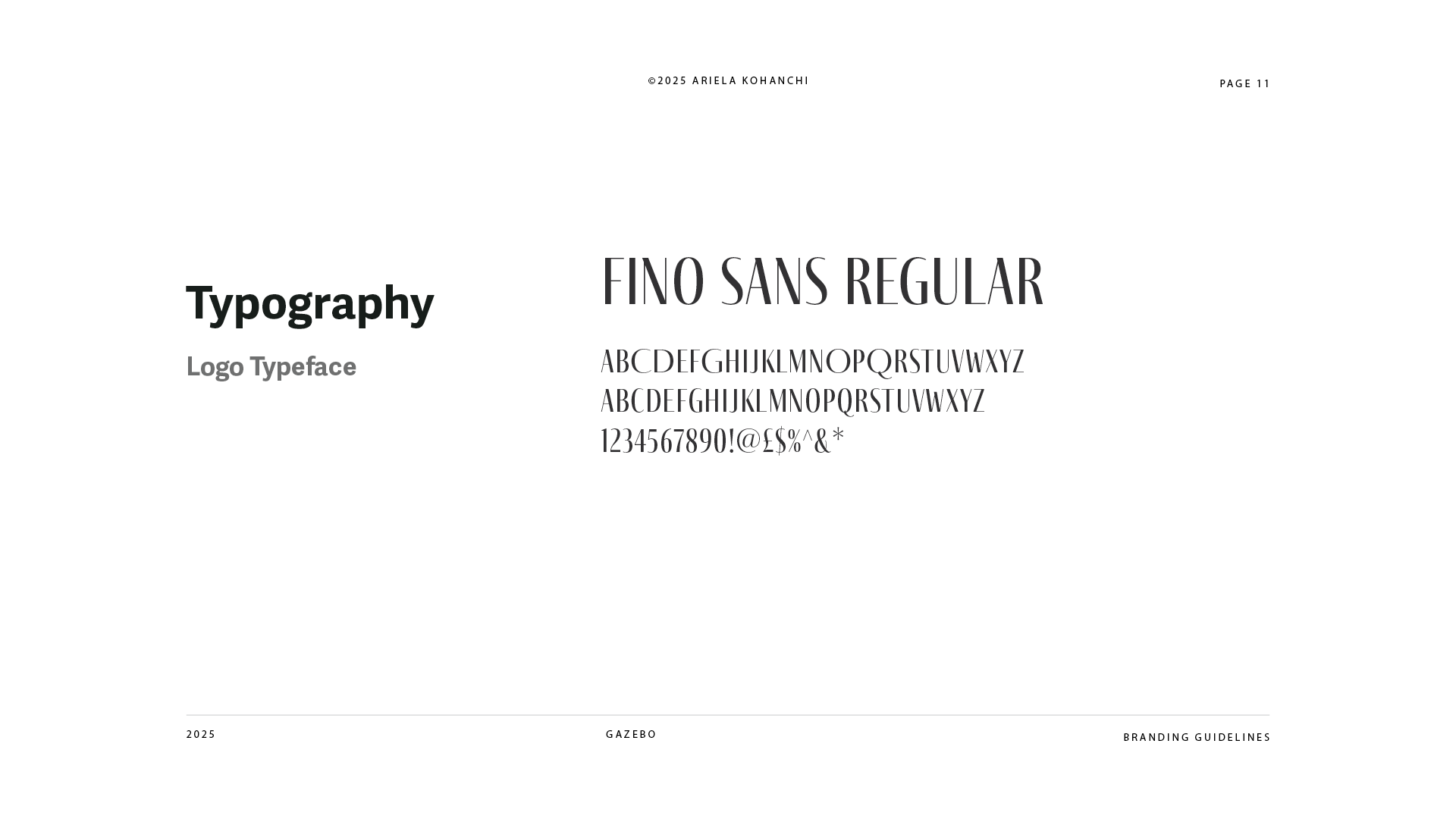 Gazebo brand guidelines — page 11