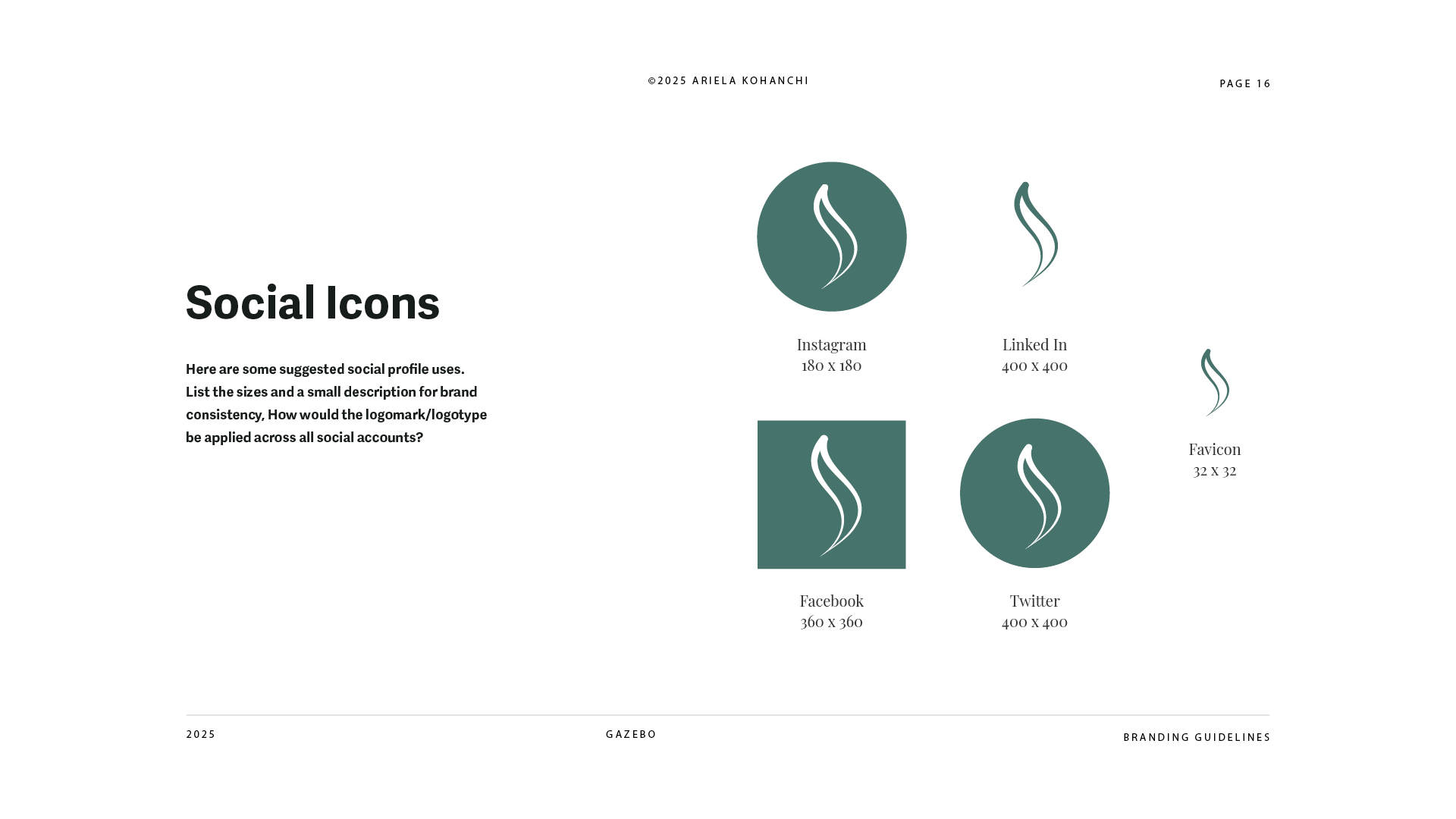 Gazebo brand guidelines — page 16