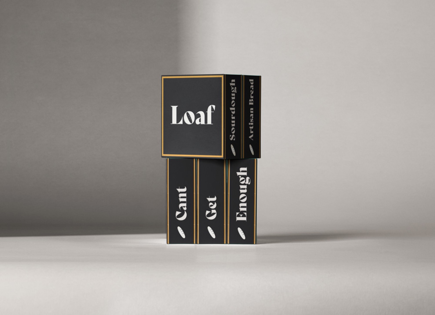 Loaf packaging boxes