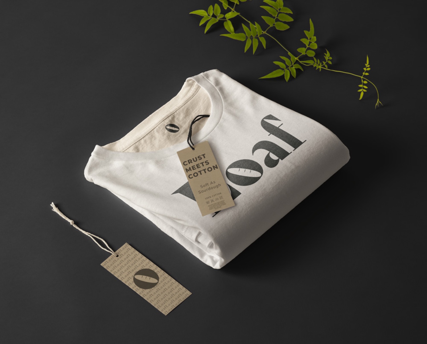 Loaf t-shirt and hangtag